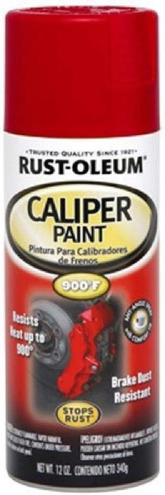Red Coating High Temp Engine Enamel Header & Caliper Brake Paint Spray 900F