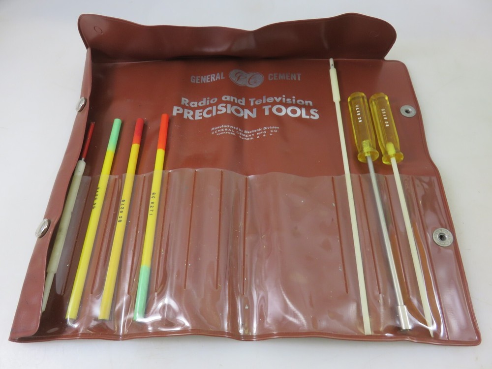 General Cement Radio & Television Precision Electronics Screwdriver Tool Set