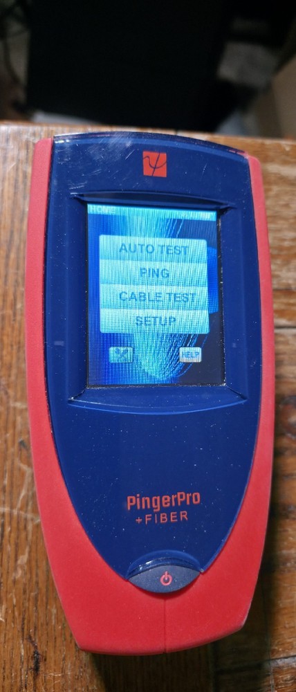 PingerPro + Fiber Gigabit Ethernet Network Testing