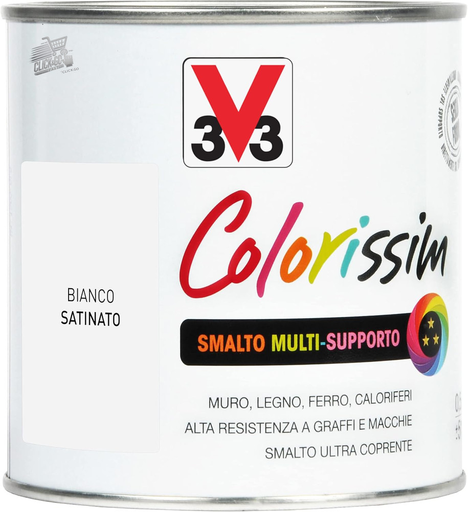 Multisupport enamel Colorissim white 0.5 L