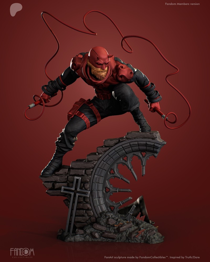 Daredevil 3D Print Unpainted/Unassembled