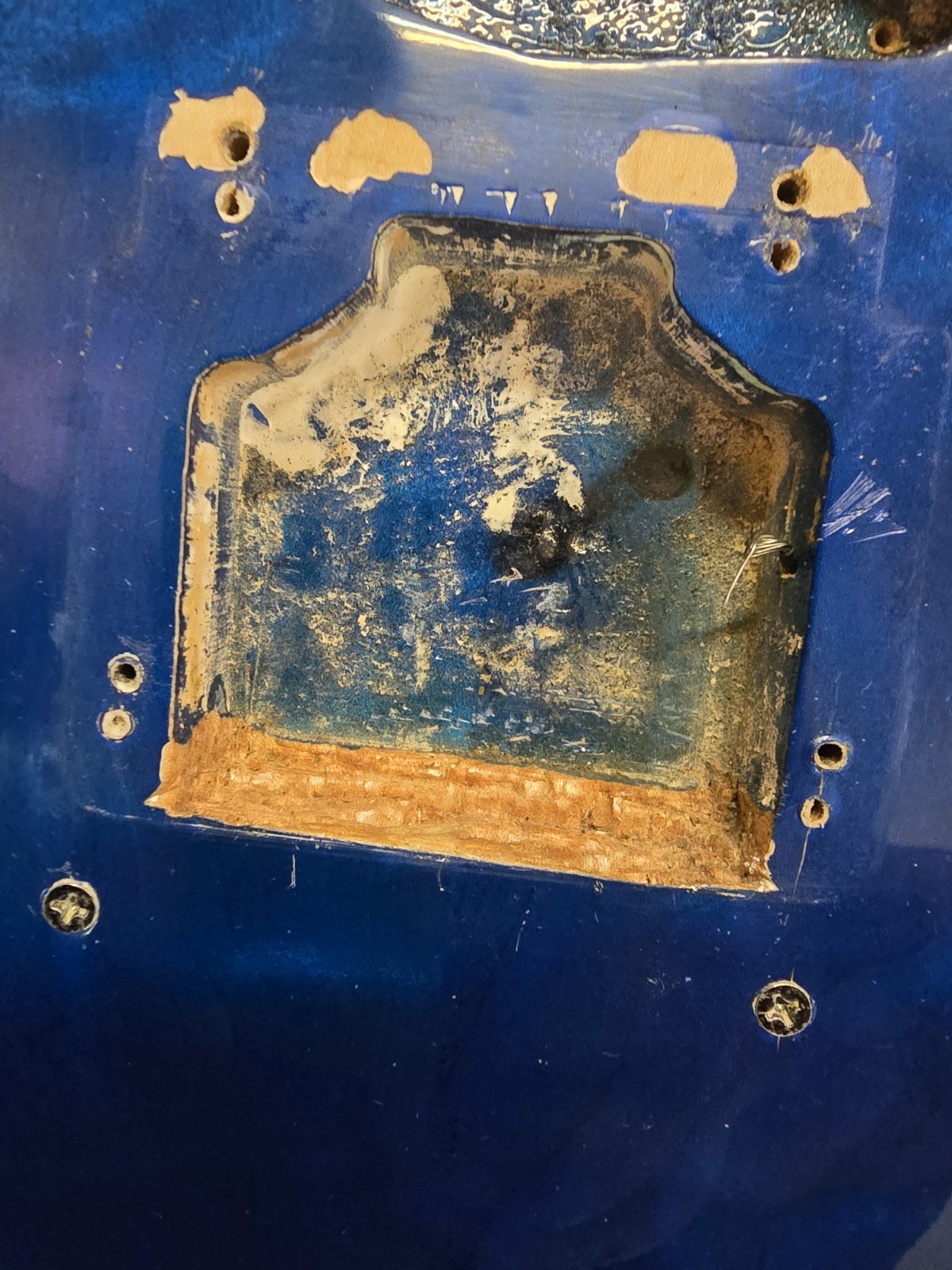 Late 80’s BC Rich Electric Guitar Body St iii USA