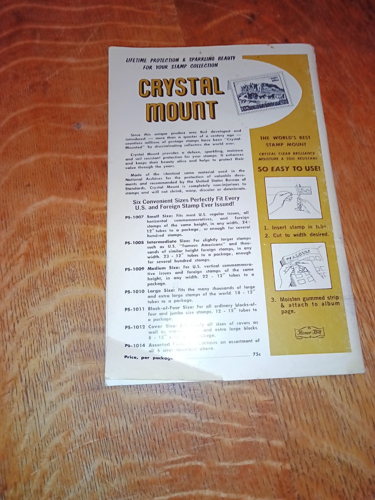 1961 H.E. Harris US Stamp Catalog First Edition Booklet