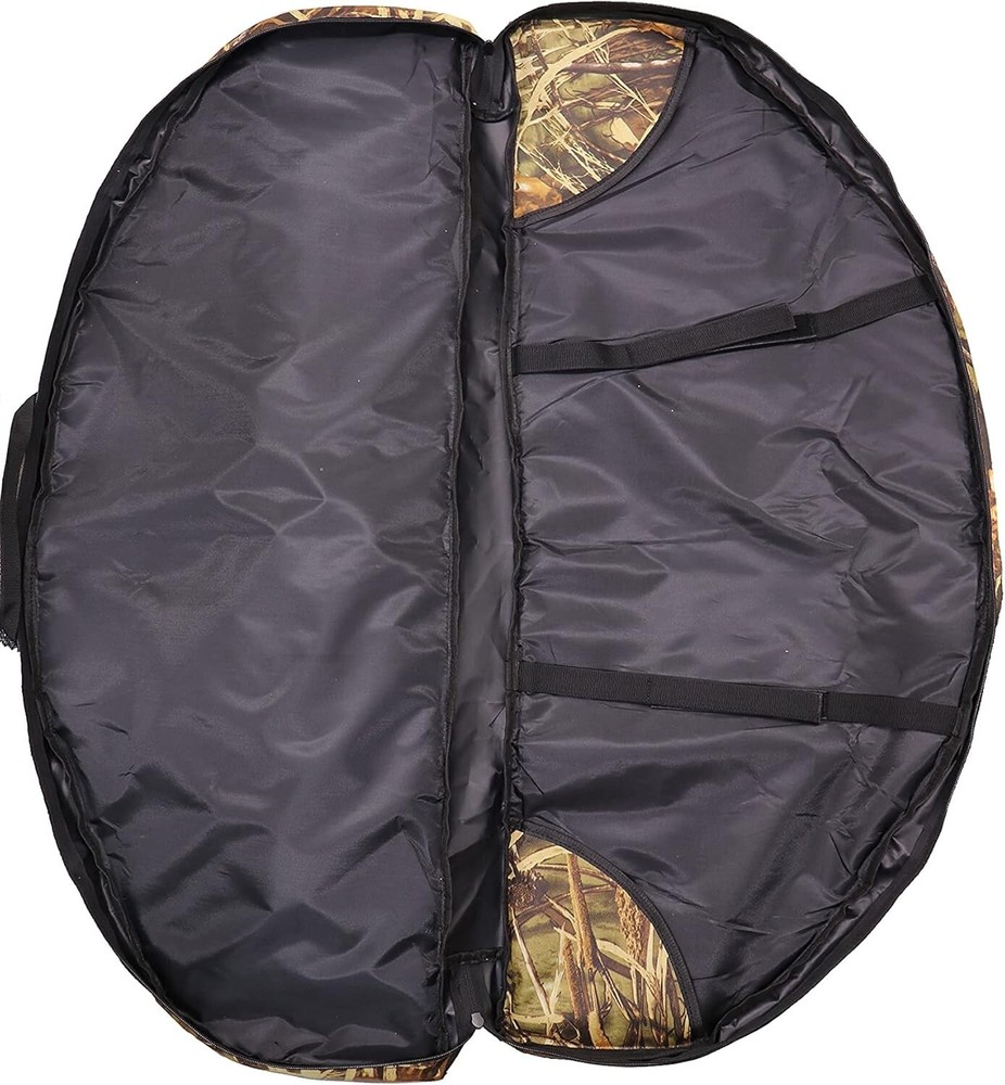 Real Tree Camouflage Compound Bow Case - Zipper Closure & Adjustable Strap