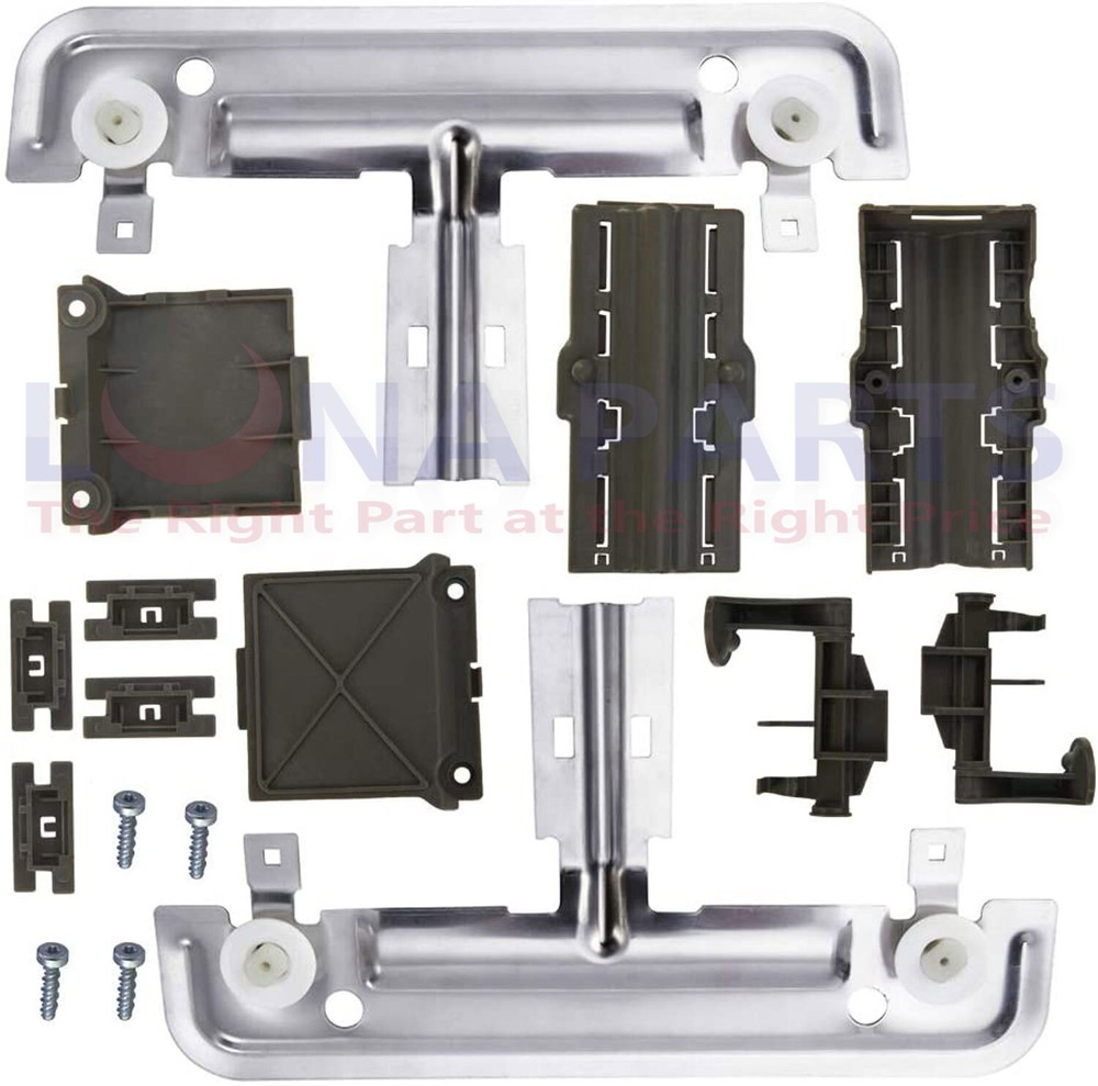 KitchenAid KUDE20FBSS0 Dishwasher Upper Top Dishrack Adjuster Kit