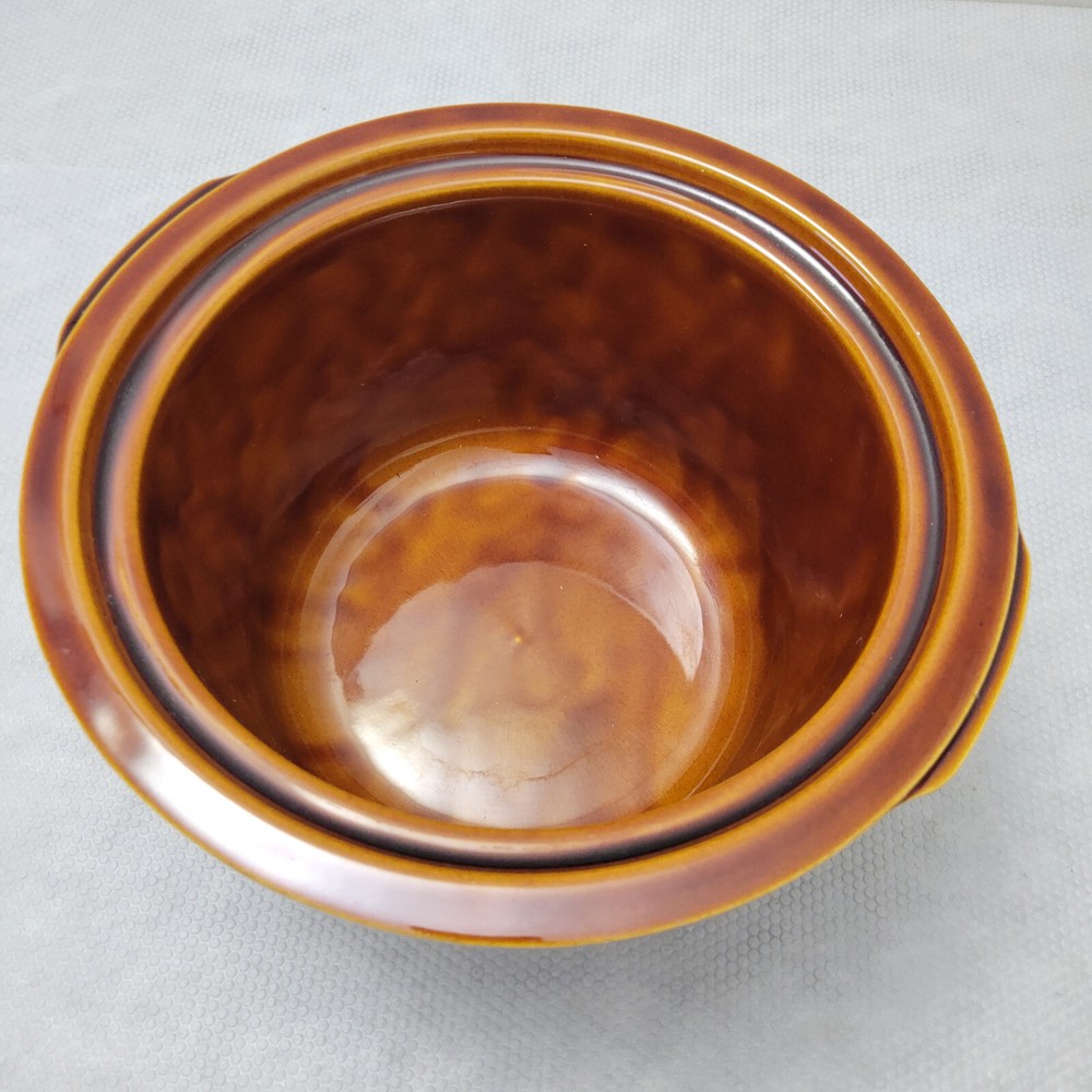 Rival Crock Pot Slow Cooker 6 Quart Stoneware Brown Insert Crock
