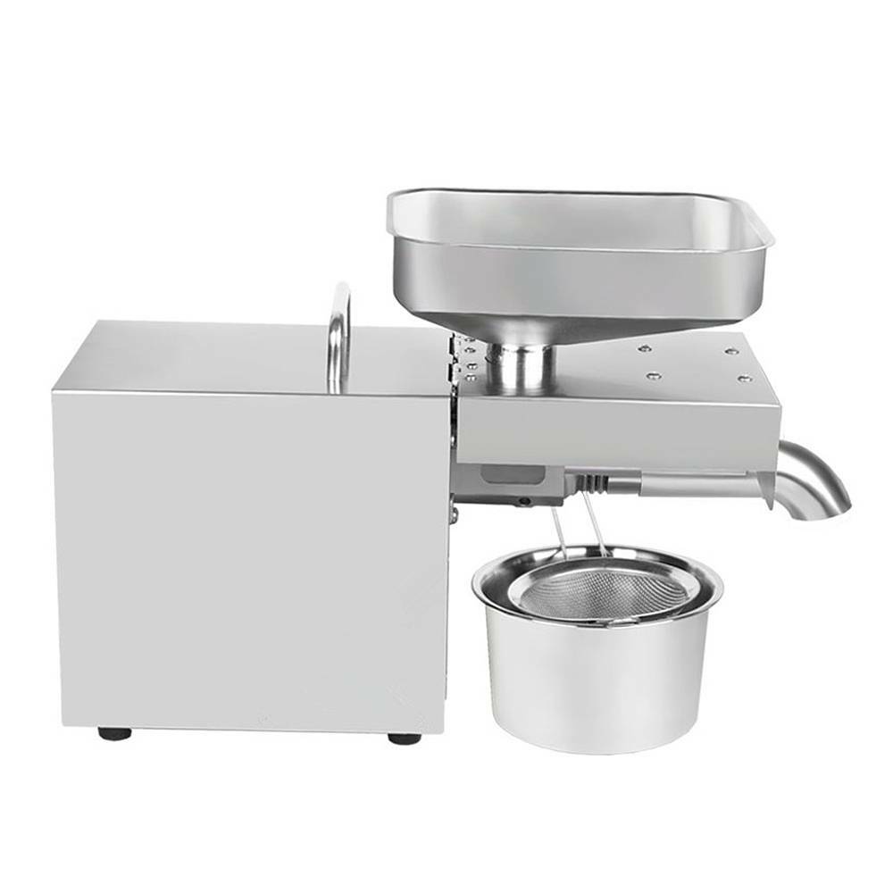 Automatic Seed Oil Press Machine Stainless Steel Cold Hot Expeller Extractor USA