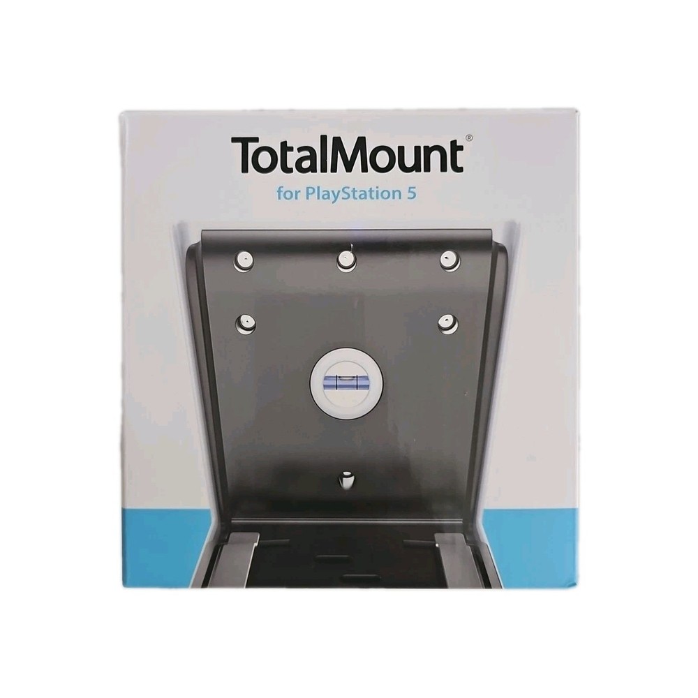 TotalMount Wall Mount Premium for PS5 - Mount + 3 Controller /headset Holders