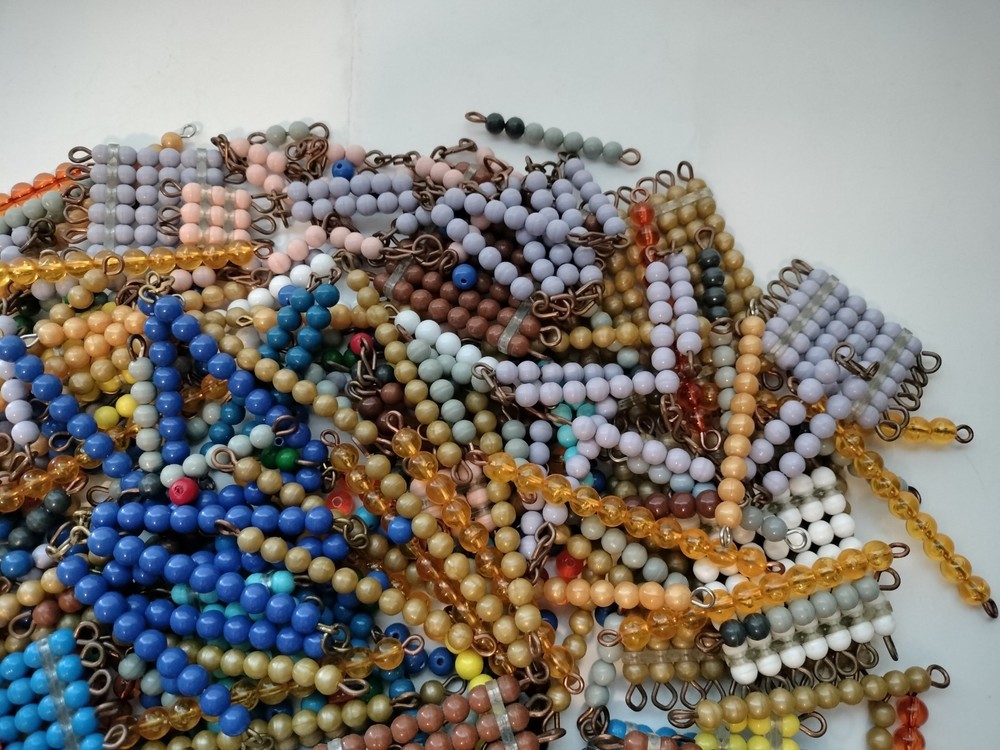 Huge Montessori Math Bead Material Lot