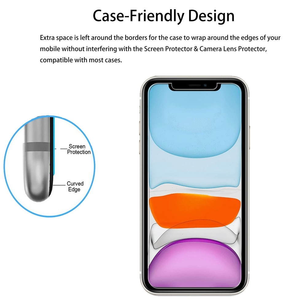 Easy Alignment Frame Designed For iPhone11 / iPhoneXR Tempered Glass Screen P...
