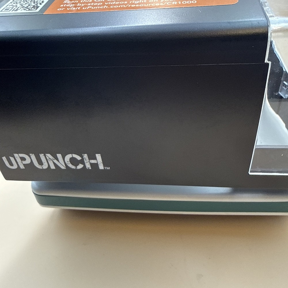 uPUNCH CR1000 Digital Time Clock and Date Stamp No Key