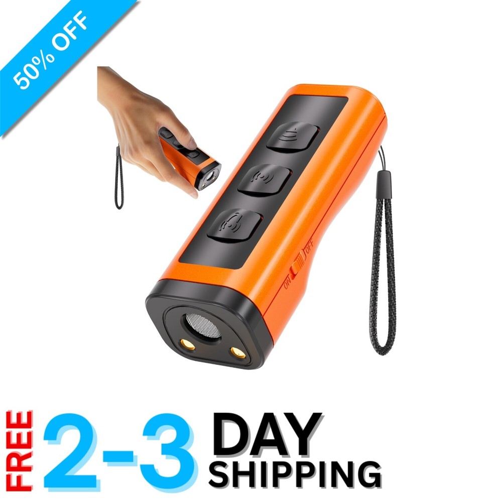 Effective Dog Behavior Correction - Rechargeable Ultrasonic Bark Control Device