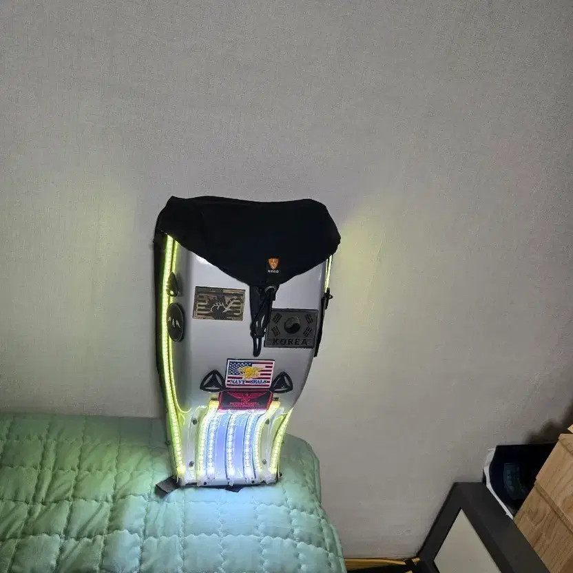 LED Rider Backpack with Badge Decorations Official