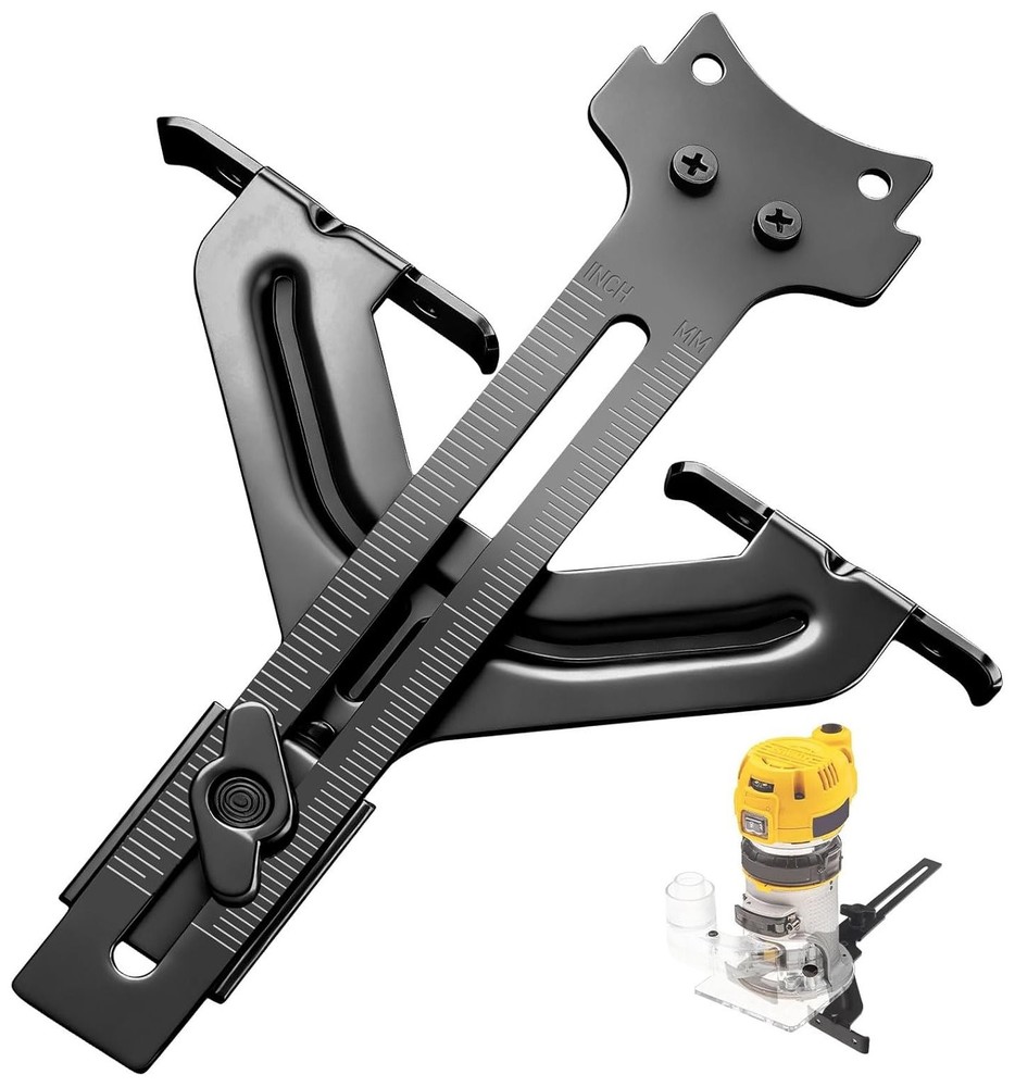 DNP618 Edge Guide for Fixed Base Compact Router,Compatible With DEWALT DWP611 R