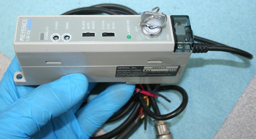 KEYENCE LB-72 CONTROLLER AMPLIFIER UNIT FOR PHOTO ELECTRIC LB72