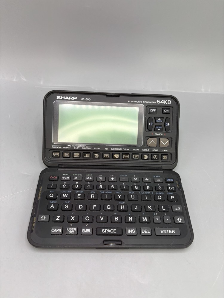 Vintage SHARP YO-600 Electronic Organizer