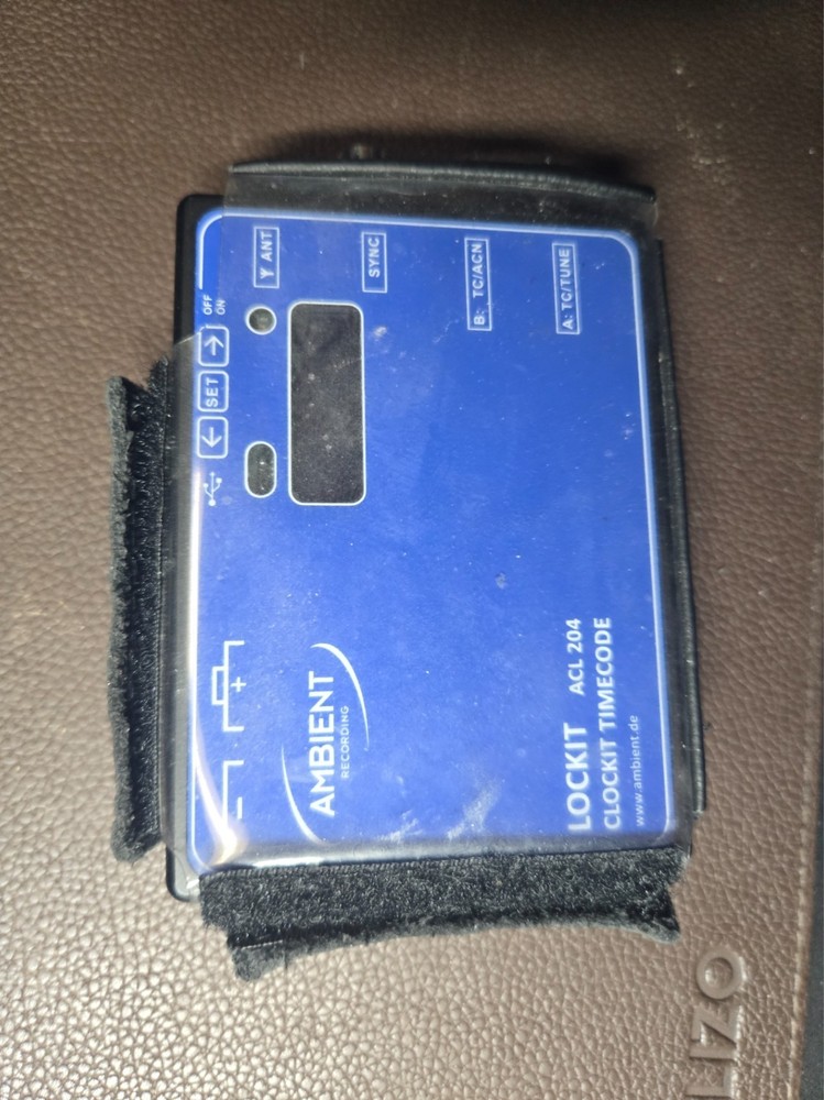 Ambient Lockit ACL 204 Clockit Timecode Sync Box w/ Leather Case - Used, Perfect