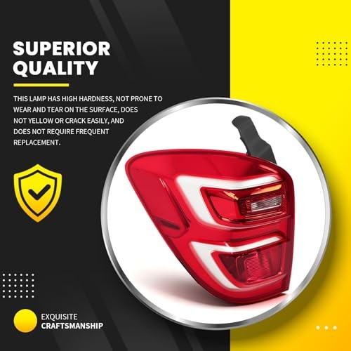 Tail Light Compatible with 2016 2017 Equinox L/LS/LT Driver Side Rear Left