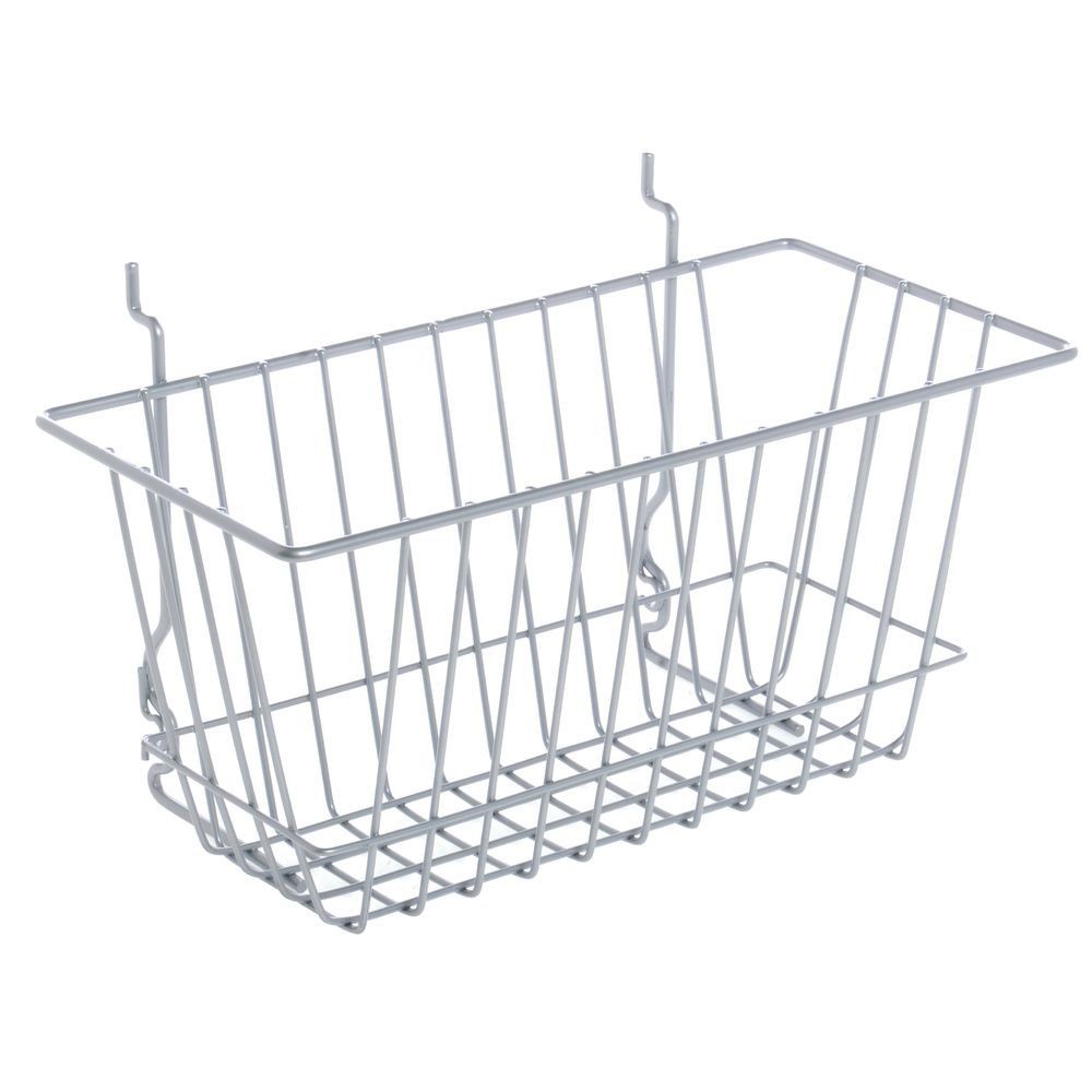 Grey Wire Storage Baskets