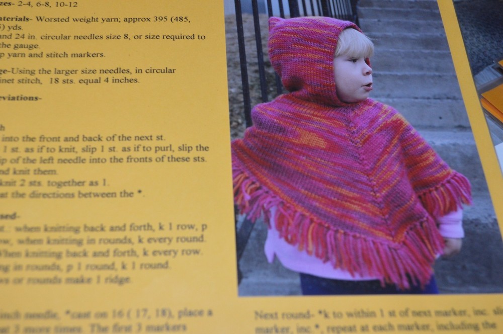 Knitting Pure & Simple Knitting Pattern 243 Child's Poncho