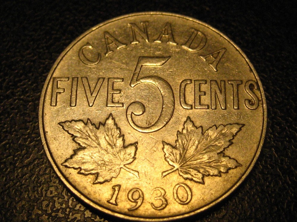 1930 Canadian Nickel