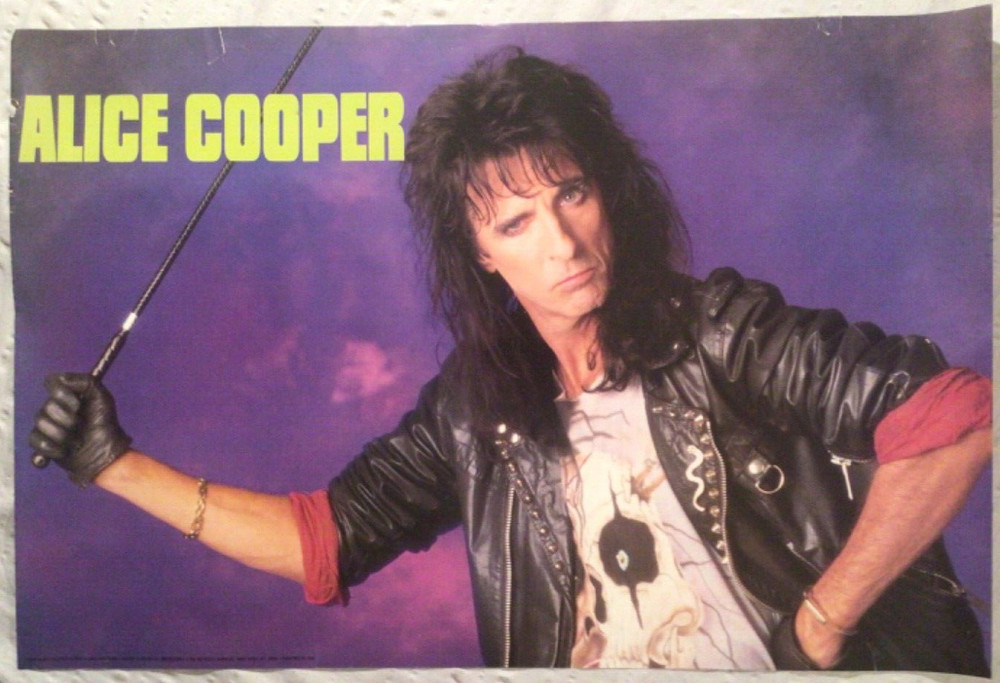Alice Cooper 1989 Poster Brockum Eric Brumitt Art T-Shirt