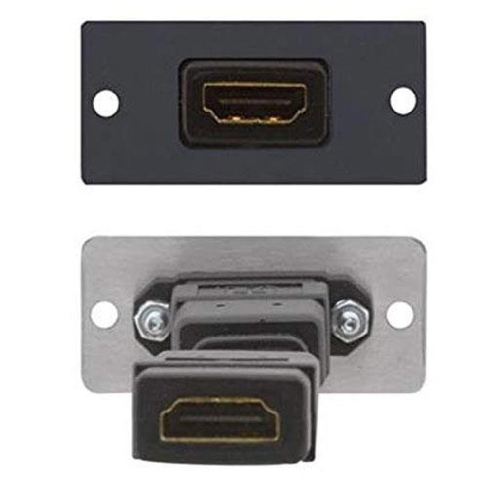 Kramer Electronics W-H HDMI Wall Plate Insert, Single Slot, Gray