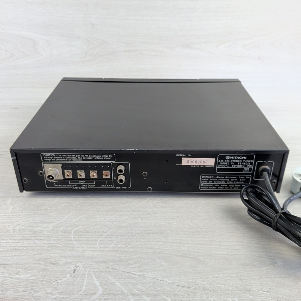 Hitachi FT-MD550 AM/FM Stereo Tuner Tested Working