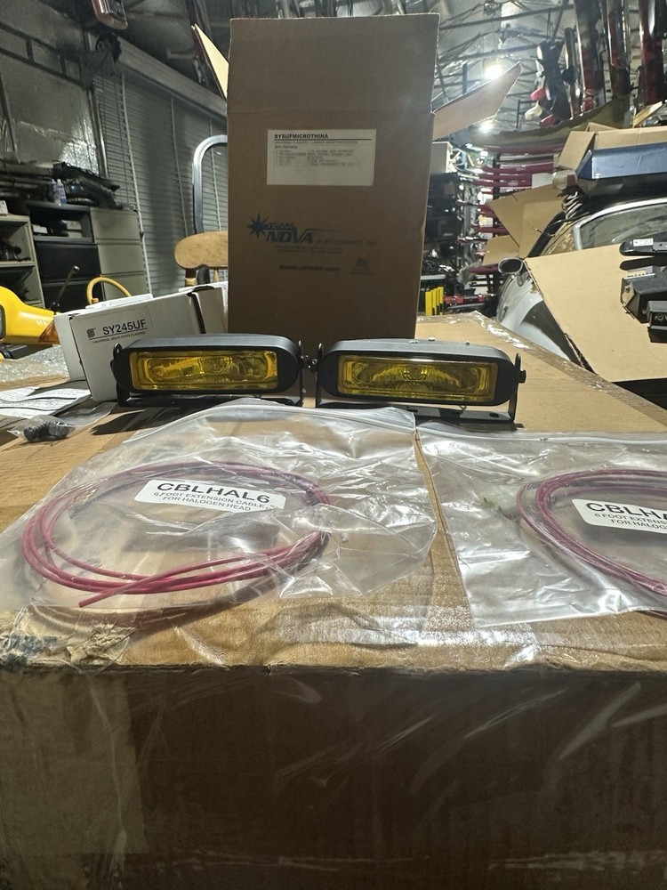 Sound off signal universal solid state flasher & 2 Amber multi pattern Light Kit