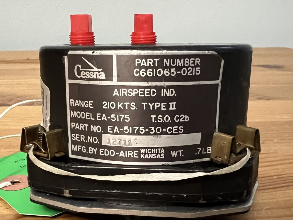 Cessna Airspeed Indicator p/n: EA-5175-30-CES Working Serviceable Condition