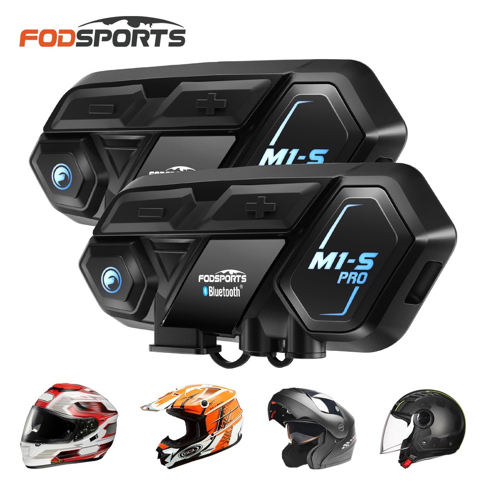 2 Pack M1-S Pro motorcycle bluetooth speaker system  CVC+ENC Noise Reduction
