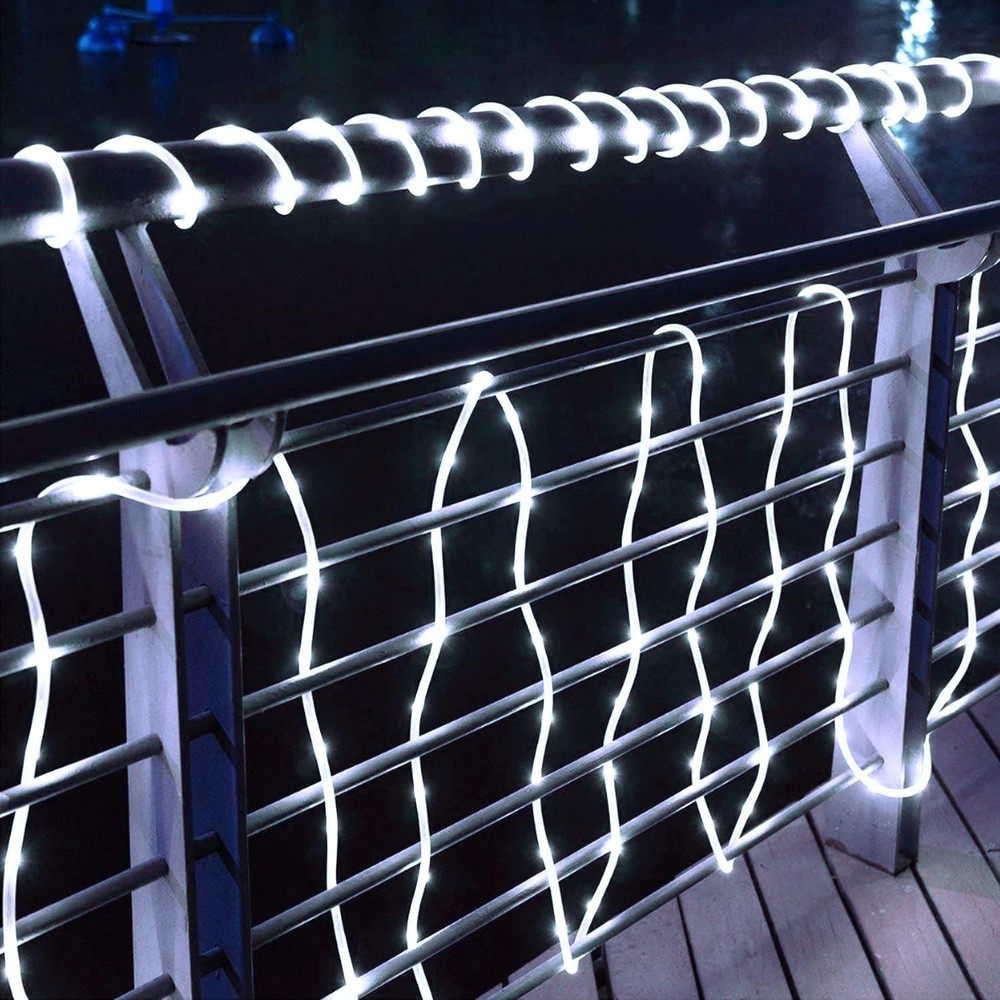 Solar Rope Lights 33FT 100LED Outdoor Solar String Lights IP65 Waterproof