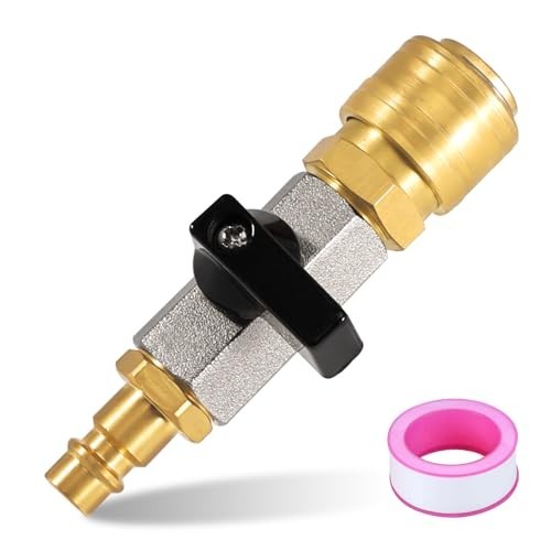 Air Hose Connector 14 Inch Brass Quick Coupling For Compressor Systems