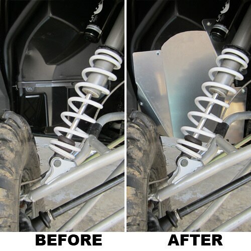 Thunderhawk Front Inner Fender/Firewall Guards, PZ7114-AL – RZR XP1000 & XPTurbo