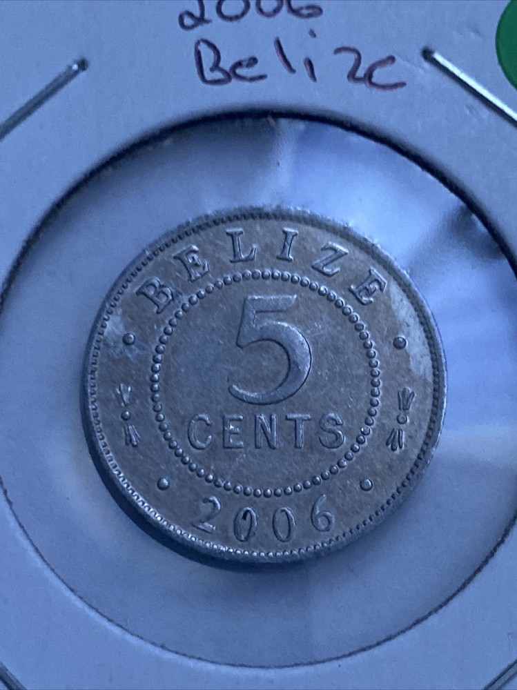 2006 Belize 5 Cent Coin A3