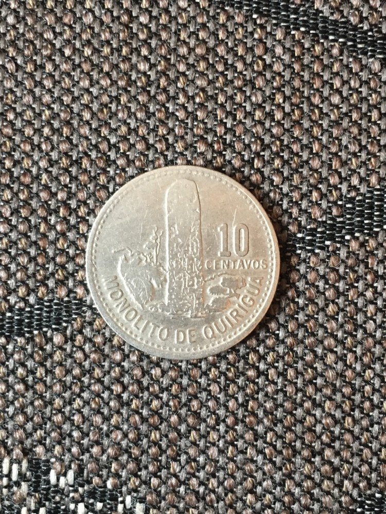1979 Guatemala 10 Centavos Coin
