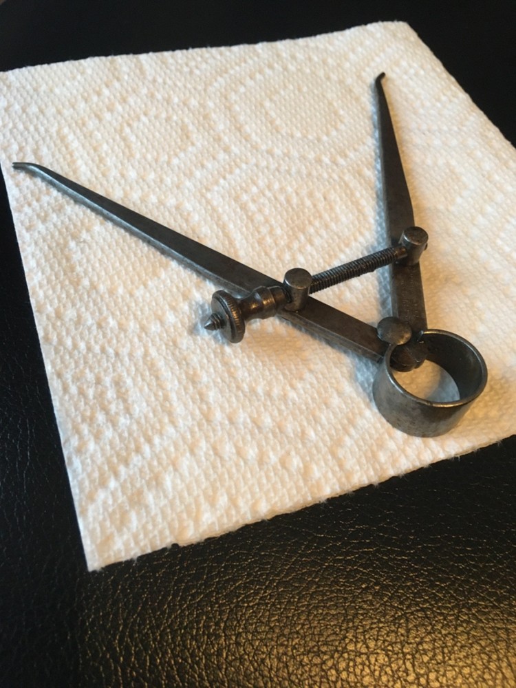 Vtg Moore & wright spring divider measuring tool england made