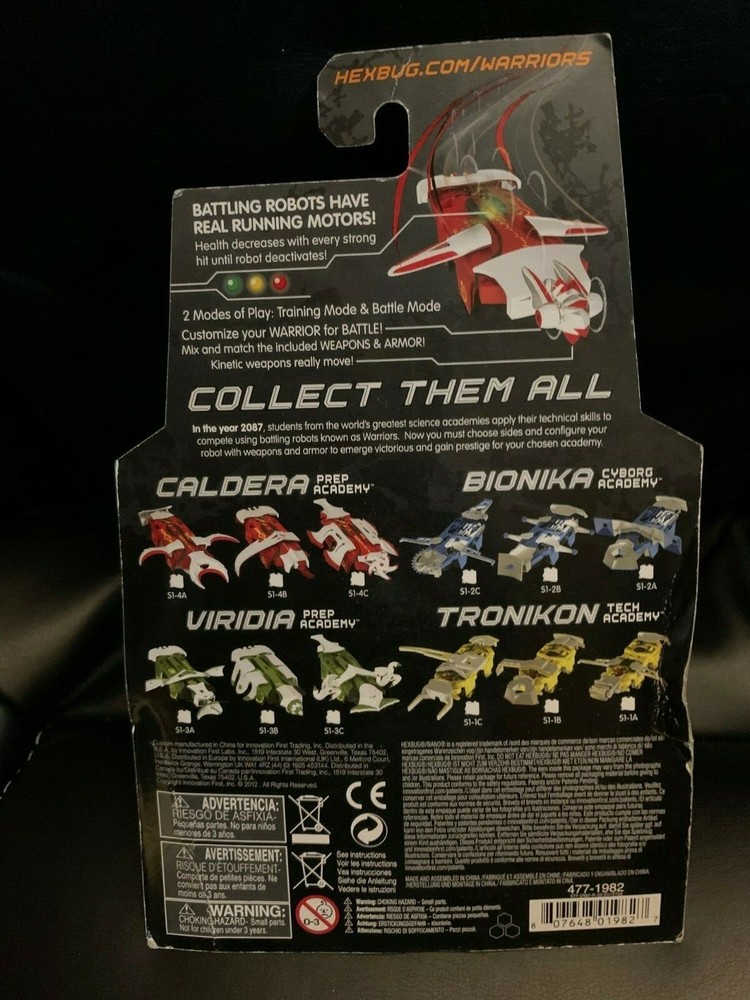 Hexbug Warriors Battling Robots Caldera S1-4B New