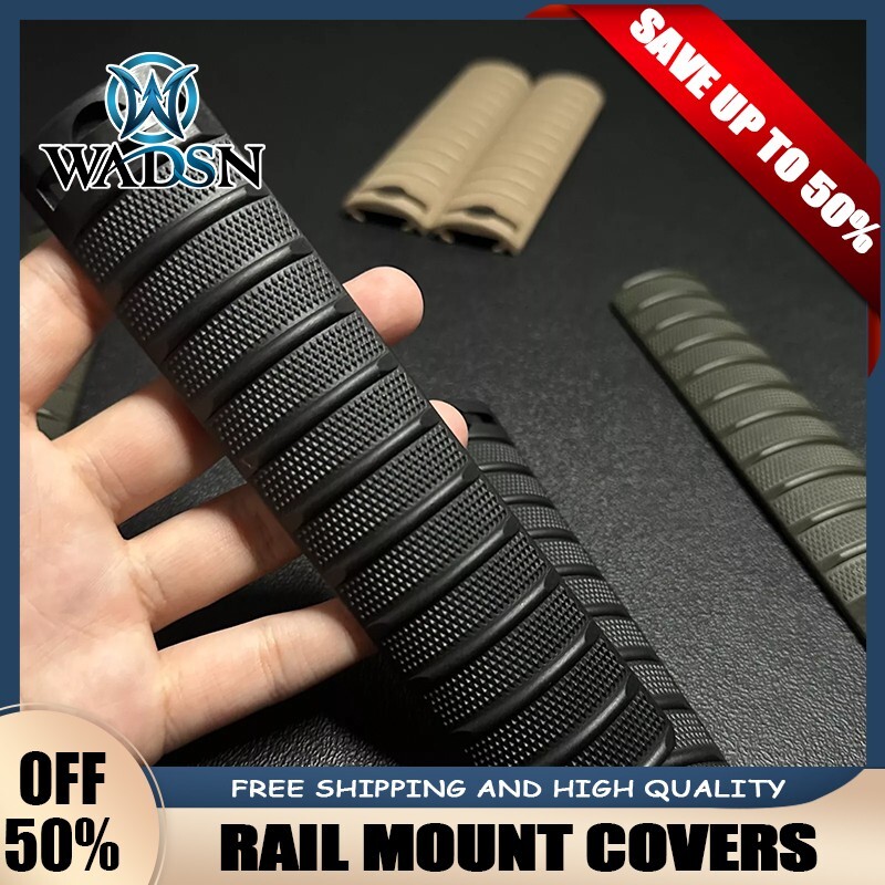 Tactical Picatinny Rail Cover Airsoft Covers 4pcs Protector Rail Panel Ribbed