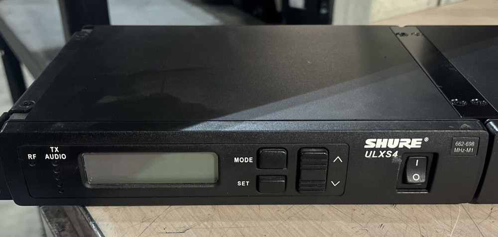 x2 SHURE ULXS4 WIRELESS RECEIVER ,