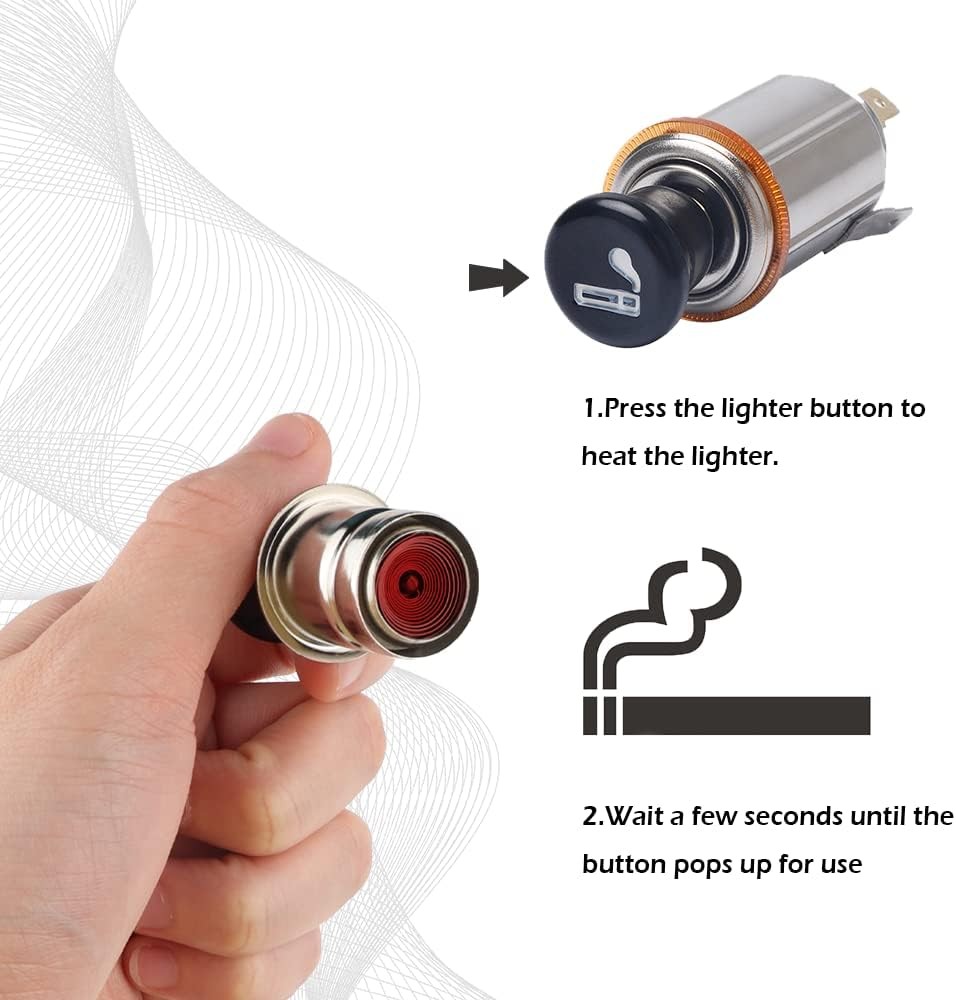 Cigarette Lighter Socket with Fuse