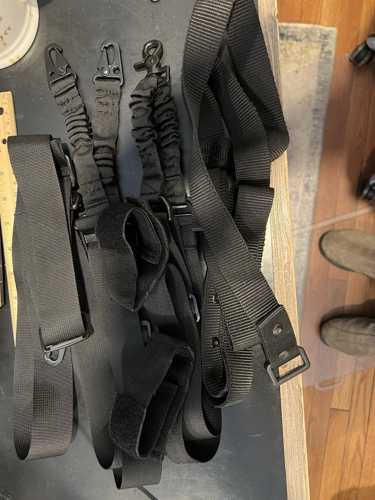 Various slings Single Point and Dual Point.