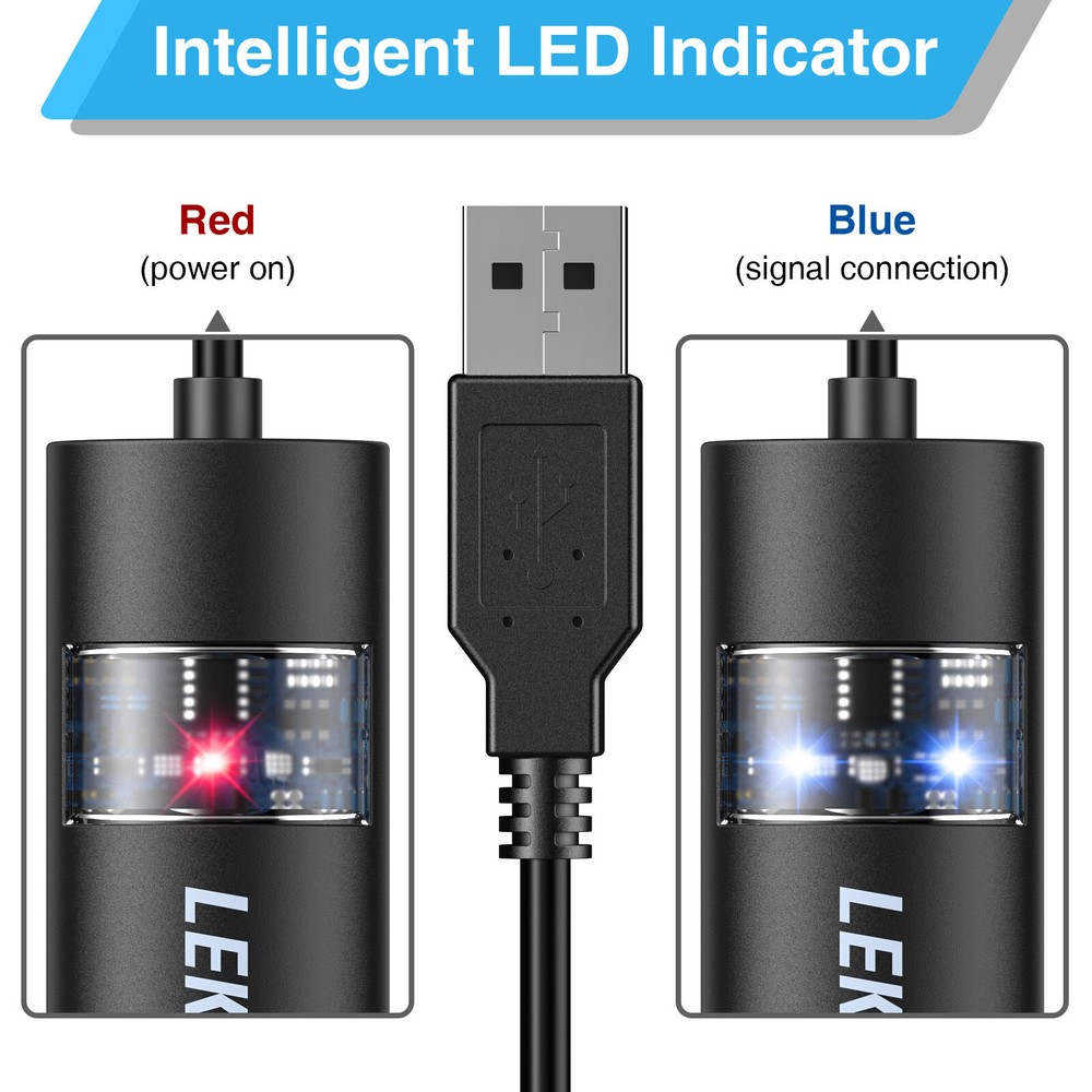 LEKATO USB MIDI Cable MIDI USB Interface with Input & Output Piano Keyboard Cord