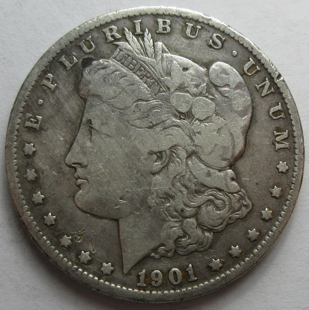 1901-O Silver Morgan Dollar -VF- (#624d)