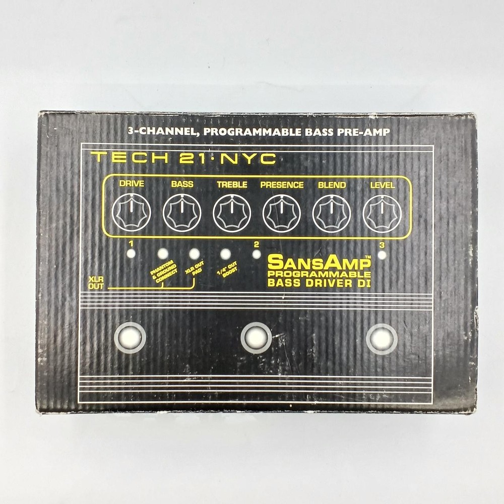 TECH21 PROGRAMMABLE BASS DRIVER DI bass prelifier