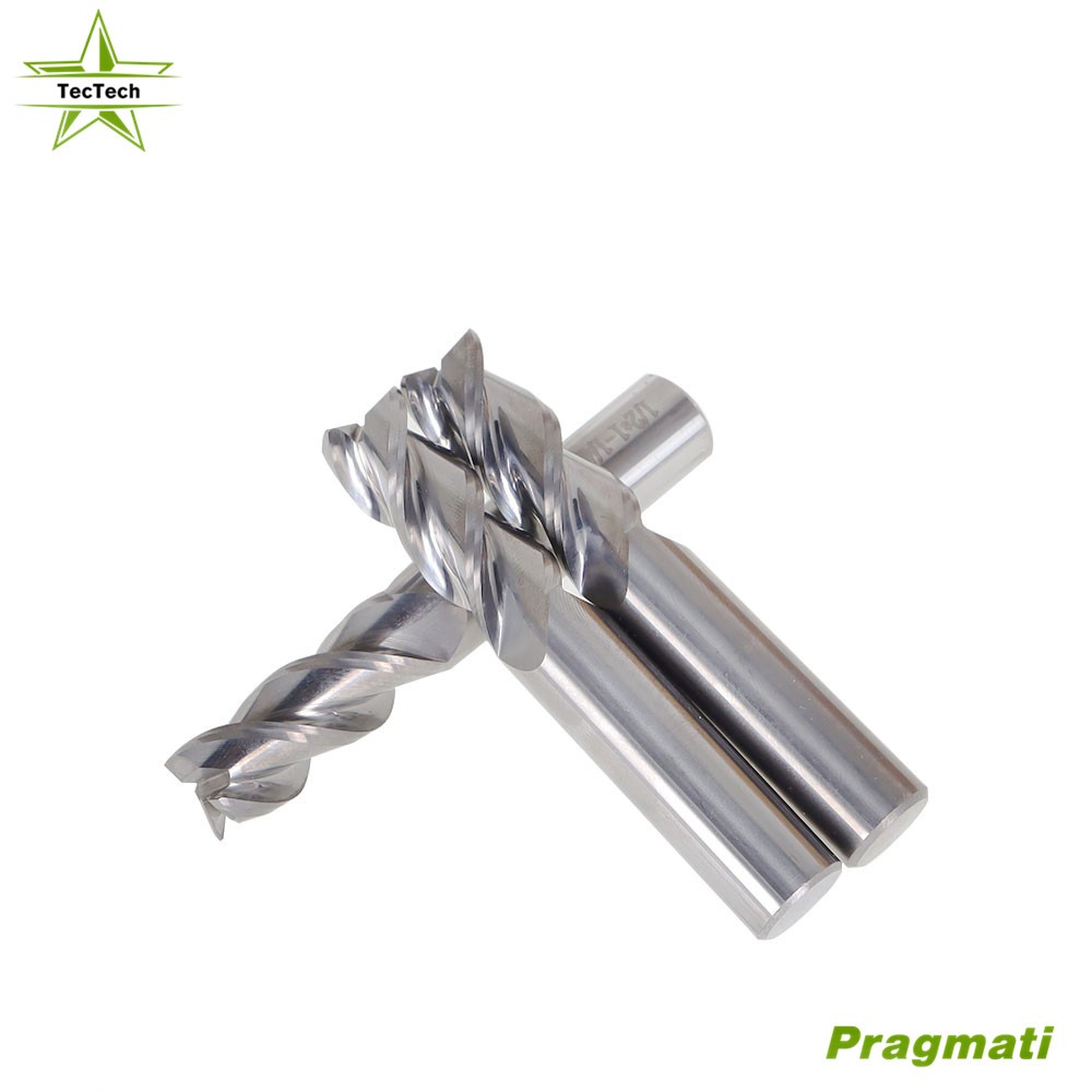 3 Pack 1/2" 3 Flute Regular Carbide End Mill 1-1/4" LOC 3" Overall Length