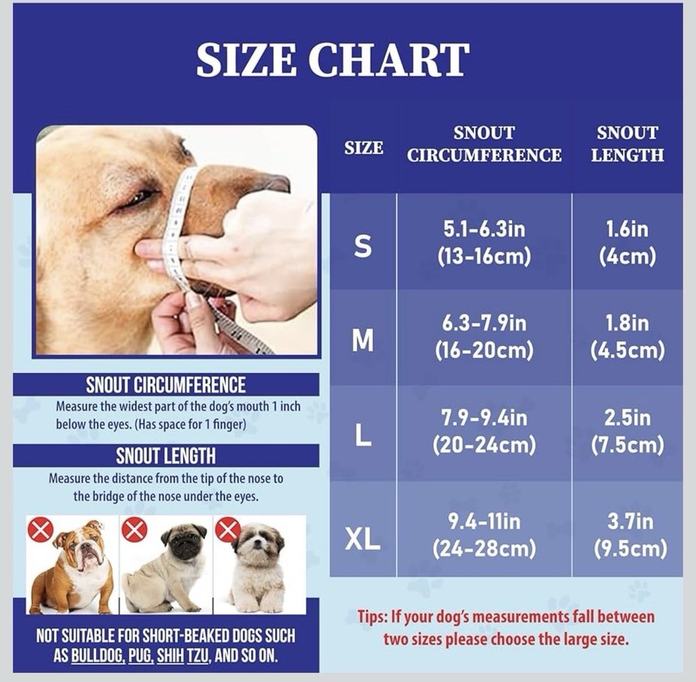 Dog Muzzle,Mesh Soft Muzzle for Small Medium Large Sized Dogs, Breathable Ref...