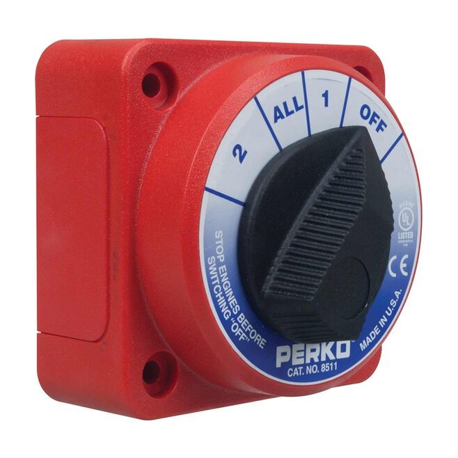 Perko 8511DP Compact Battery Switch No Lock