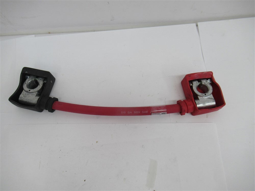 Caterpillar 239-6895, 304mm Long Battery Cable, 2/0 Cable, SAE Post Clamps