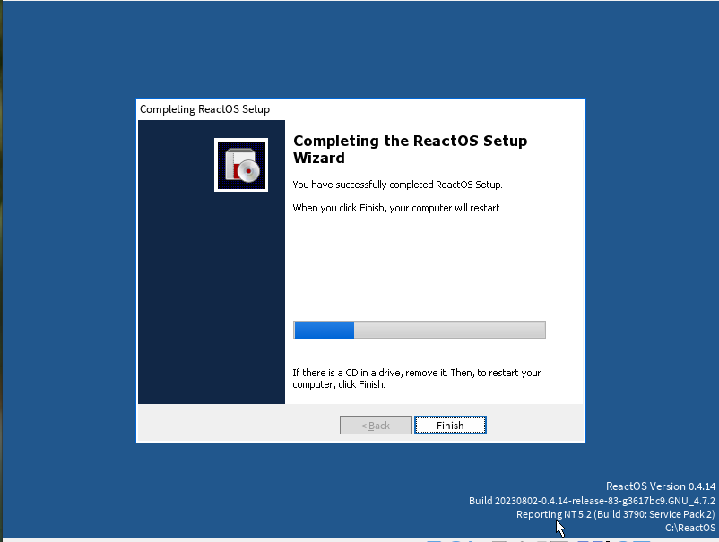 ReactOS Operating System DVD Windows NT Reimplementation! Same Day Shipping USA!